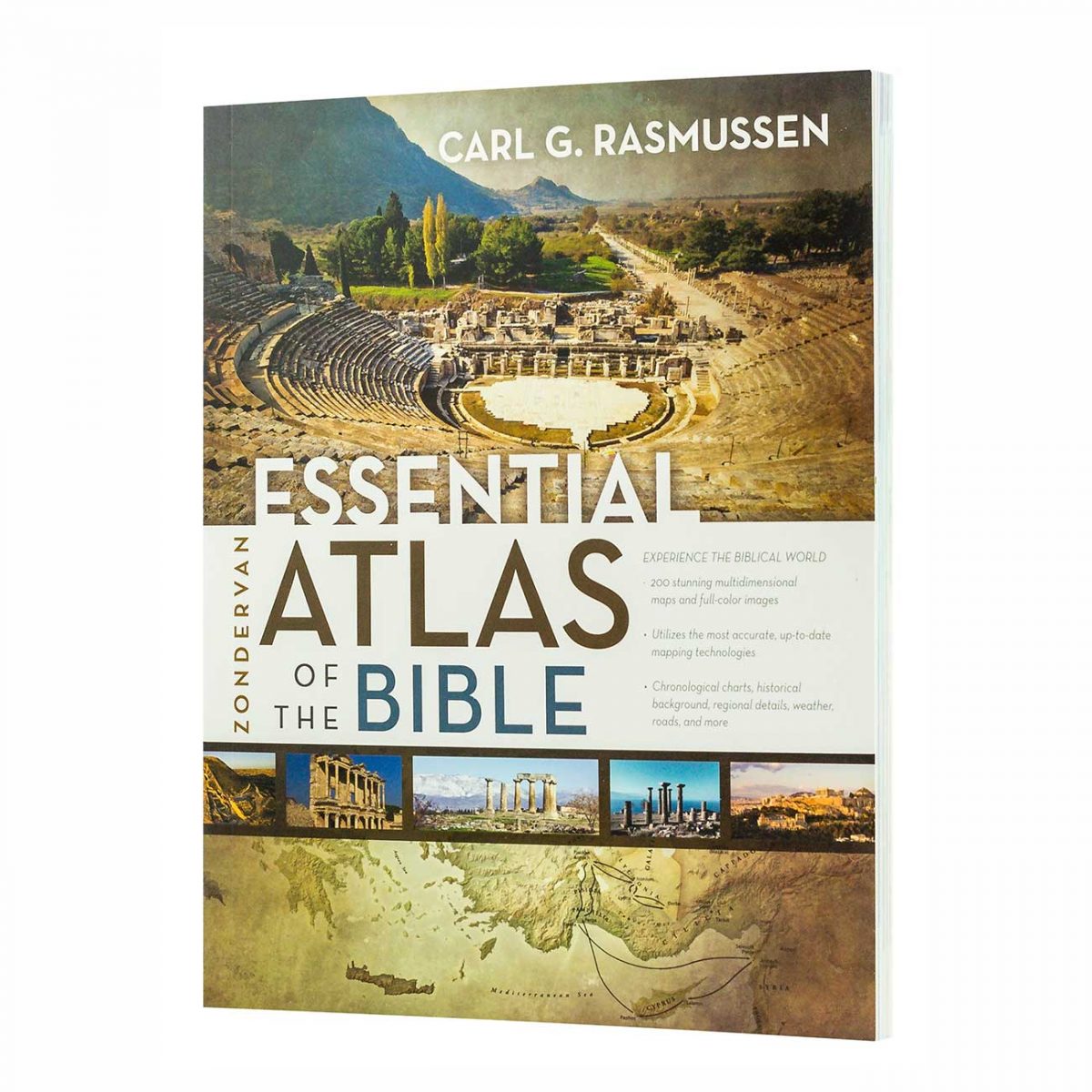 ZONDERVAN ESSENTIAL ATLAS OF THE BIBLE by Carl G. Rasmussen, paperback book