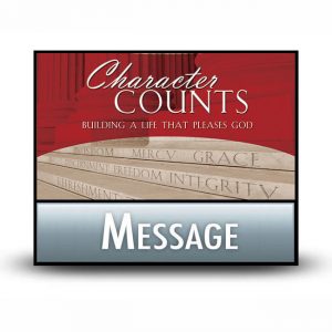 Character Counts messages