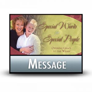 Special Words for Special People message