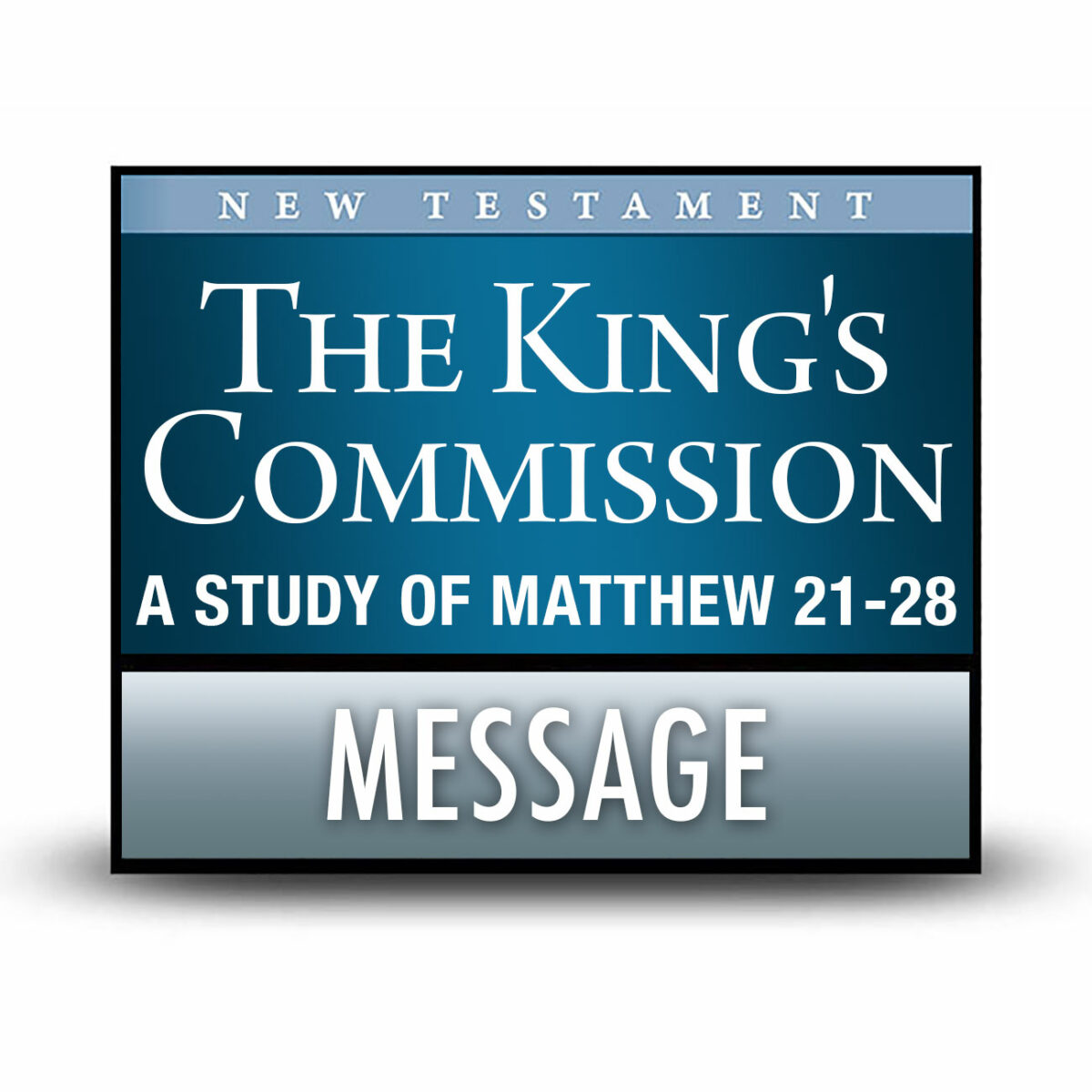The King's Commission message