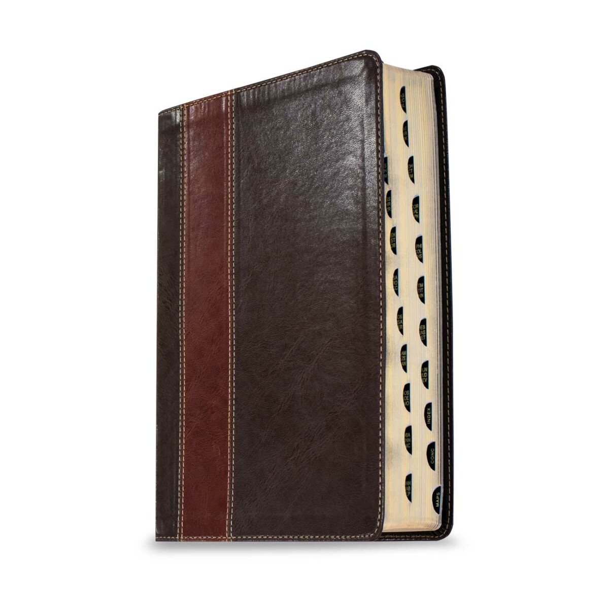 The Swindoll Study Bible NLT LeatherLike, Slightly Larger Print, Brown/Tan TuTone, Indexed