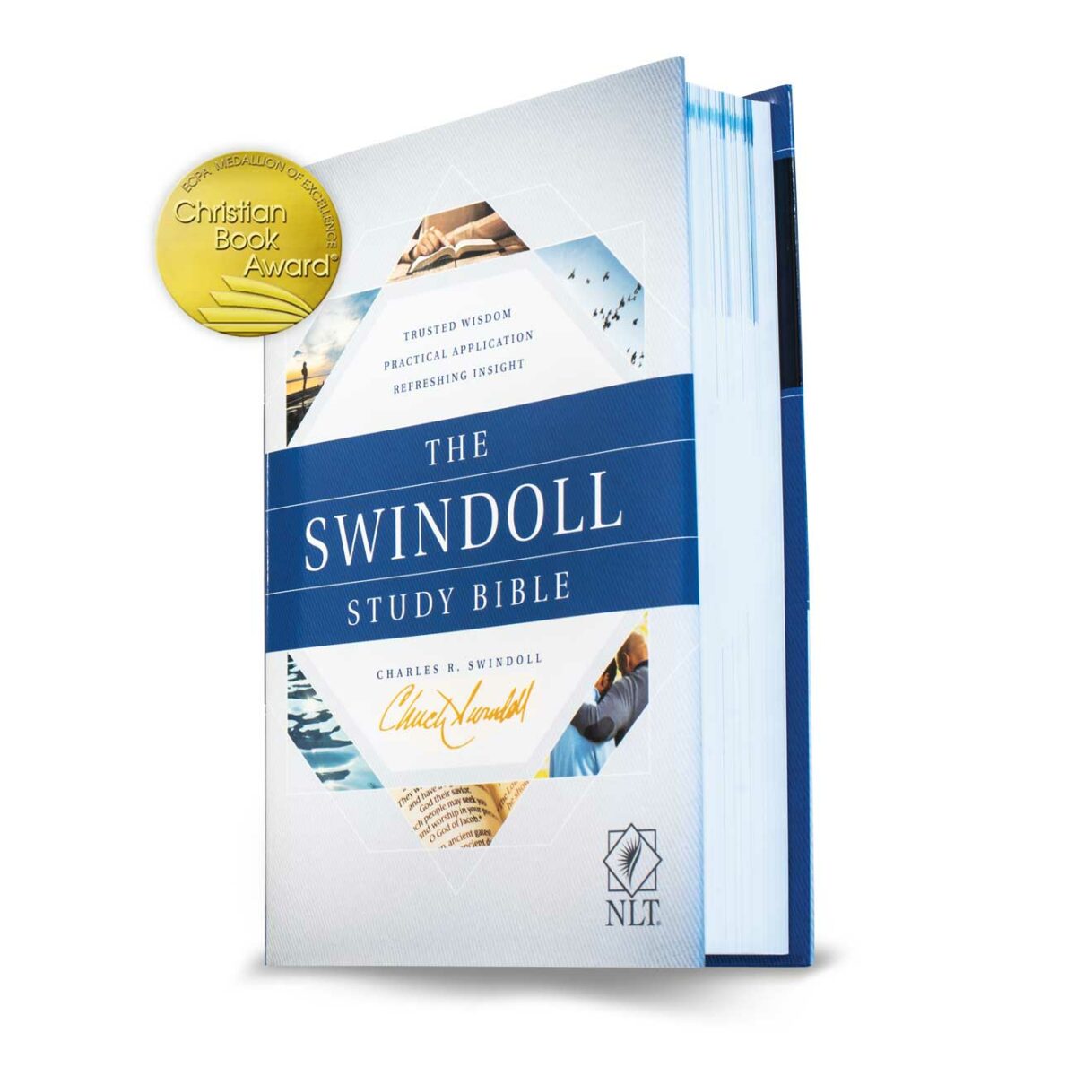 The Swindoll Study Bible NLT, Slightly Larger Print