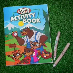 Paws & Tales Activity Book and Woodland Pen